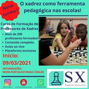 SX Mais – Estratégias: GM André Diamant e MN Isabella Conti – Sistema-X de  Xadrez Escolar